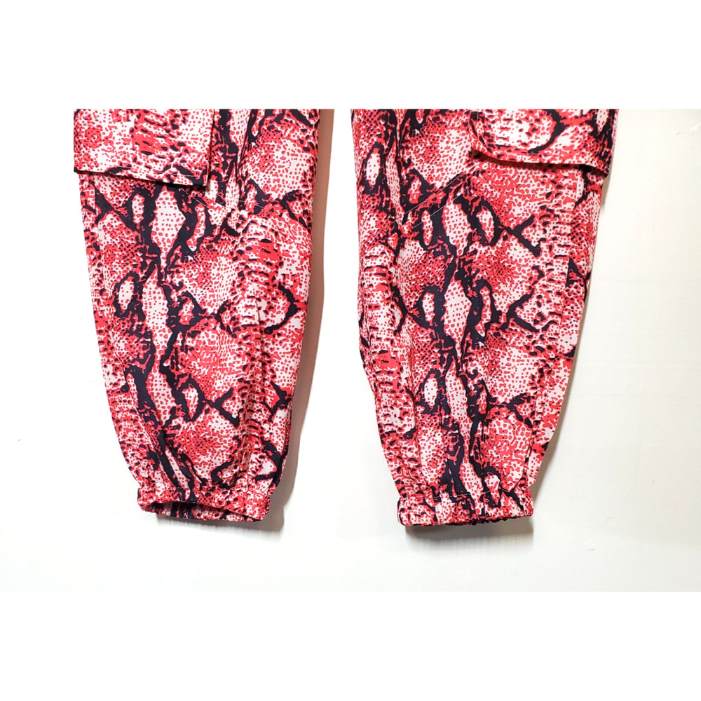 Lioness REVOLVE Womens Small Jogger Cypress Pants‎ Cargo Pockets RED Python - Picture 4 of 11